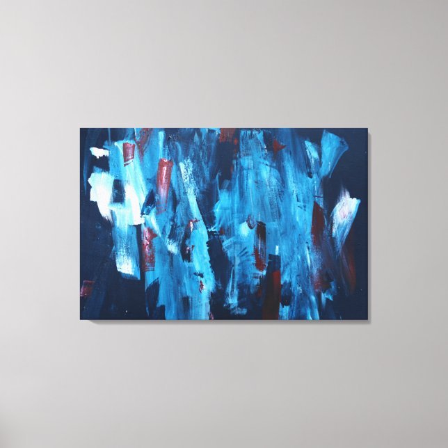 Abstract Painting 51 "Bliss Canvas Print (Front)