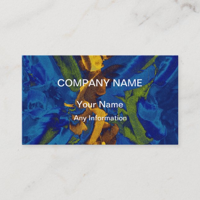 Abstract Painting | Abstract Art 16 Business Card (Front)