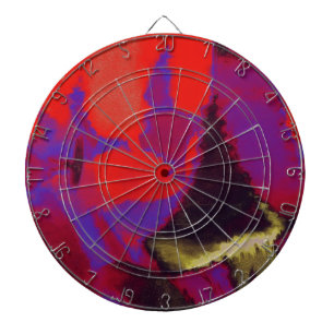 Abstract Painting Abstract Art 27 Dartboard