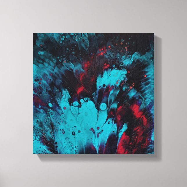 Abstract painting Anetka. Canvas Print (Front)