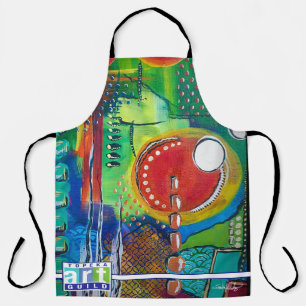Abstract Painting Apron