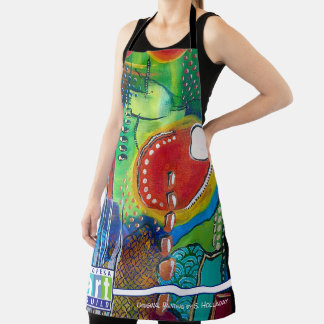 Abstract Painting Apron