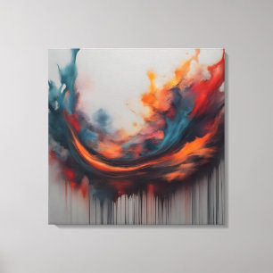 Abstract painting art canvas print