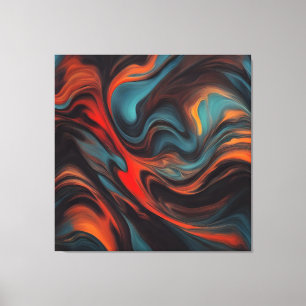 Abstract painting art canvas print