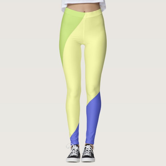 abstract painting art leggings (Front)