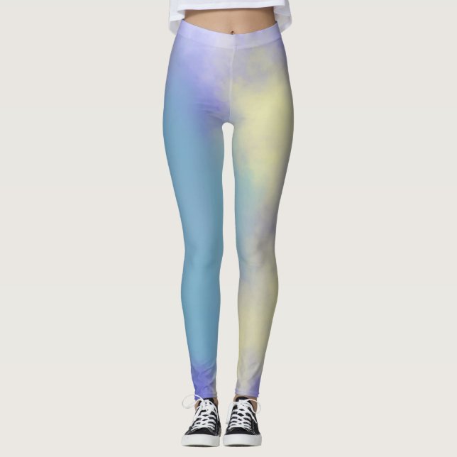 abstract painting art leggings (Front)