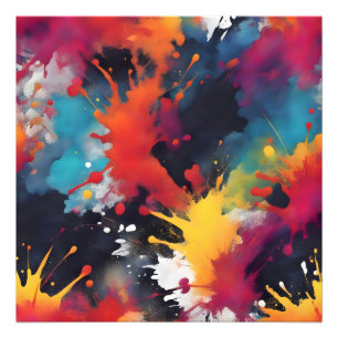 Abstract painting art photo print