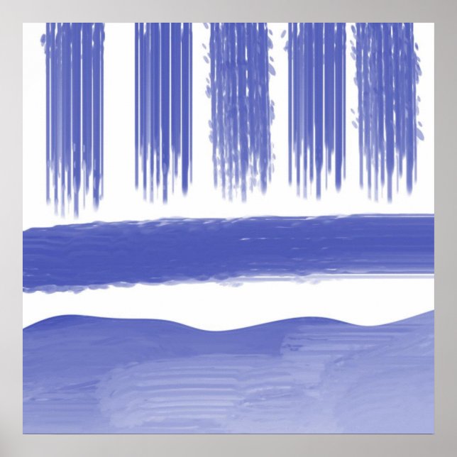 abstract painting art poster (Front)