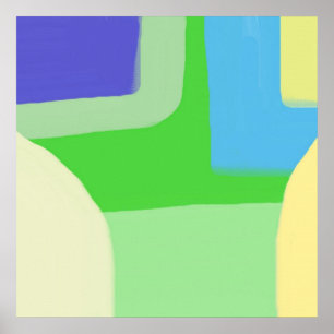 abstract painting art poster