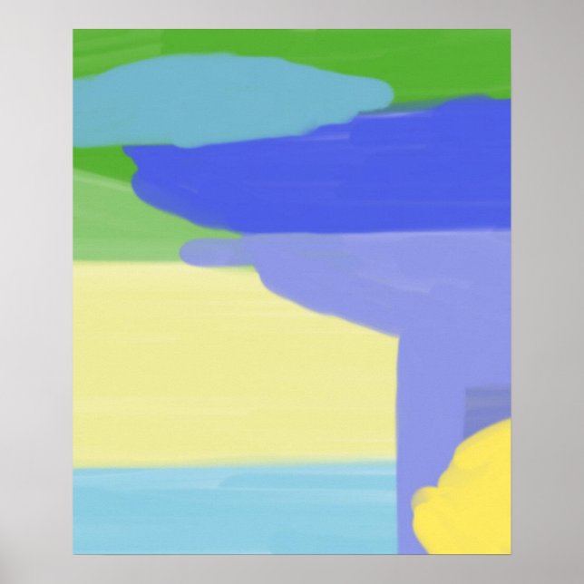 abstract painting art poster (Front)