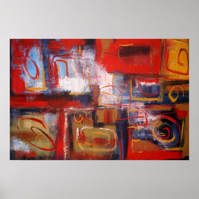 Abstract Painting Art Print (Front)