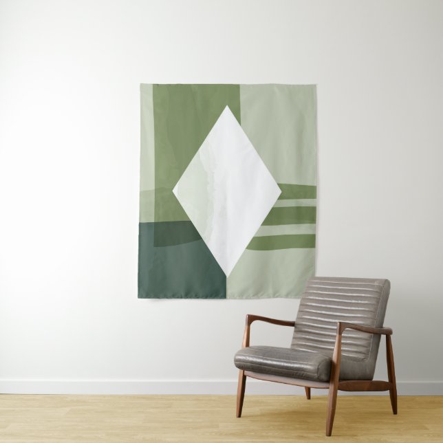 Abstract painting art tapestry (In Situ)