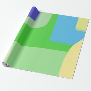 abstract painting art wrapping paper