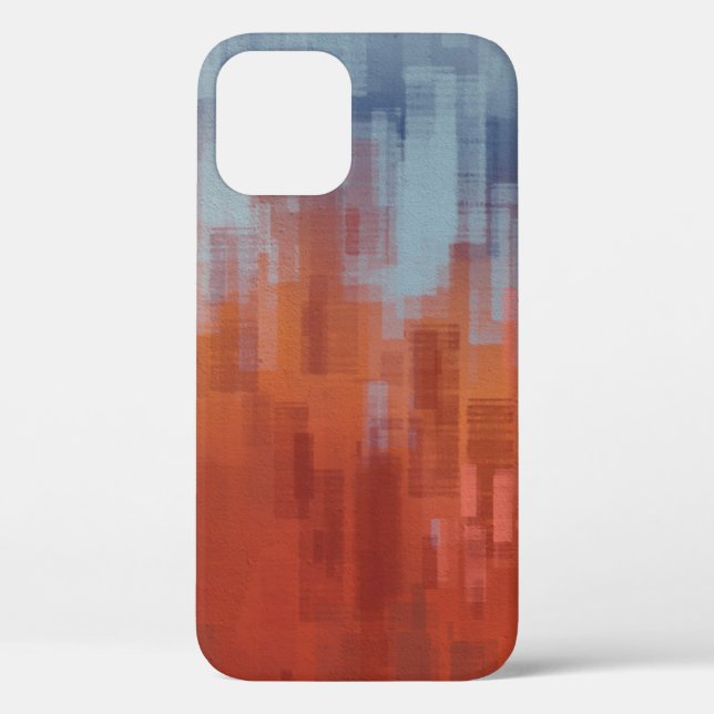 Abstract painting backdrop on concrete wall. Colou Case-Mate iPhone Case (Back)