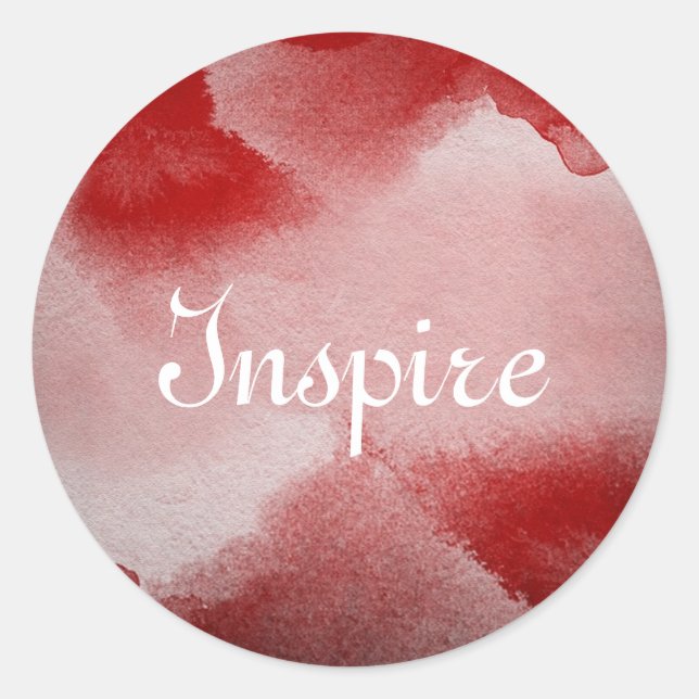 abstract painting background classic round sticker (Front)