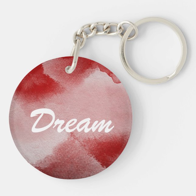 abstract painting background key ring (Back)