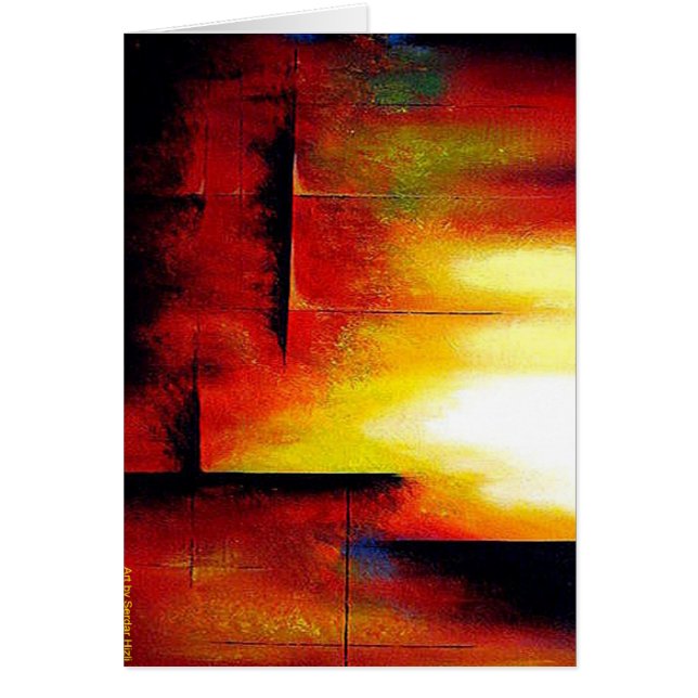 Abstract Painting by Hizli (Front)