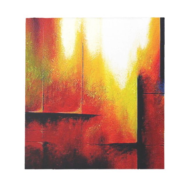 Abstract Painting by Hizli Notepad (Front)