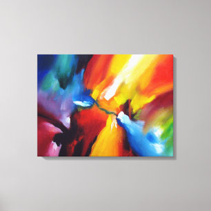 Abstract Painting by Serdar Hizli Canvas Print