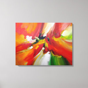 Abstract Painting by Serdar Hizli Canvas Print