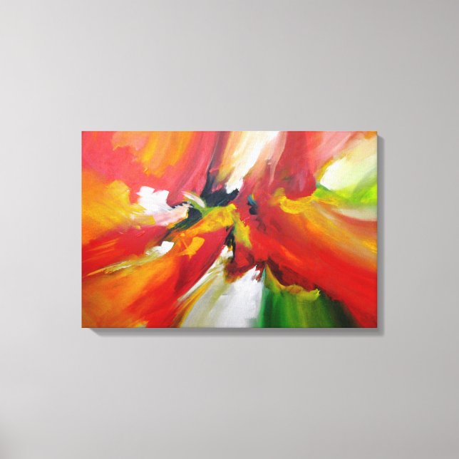 Abstract Painting by Serdar Hizli Canvas Print (Front)