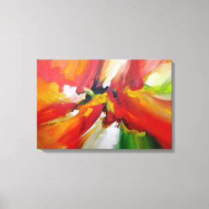 Abstract Painting by Serdar Hizli Canvas Print