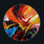 Abstract Painting by Serdar Hizli Dartboard<br><div class="desc">Contemporary Abstract Painting by Serdar Hizli</div>