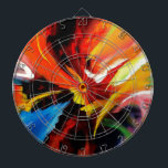 Abstract Painting by Serdar Hizli Dartboard<br><div class="desc">Contemporary Abstract Painting by Serdar Hizli</div>
