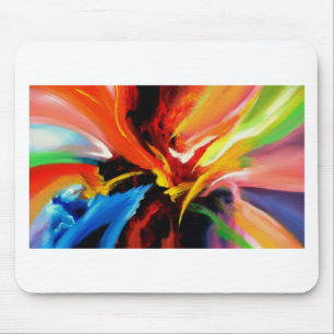 Abstract Painting by Serdar Hizli Mouse Mat