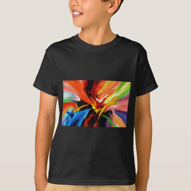 Abstract Painting by Serdar Hizli T-Shirt (Front)
