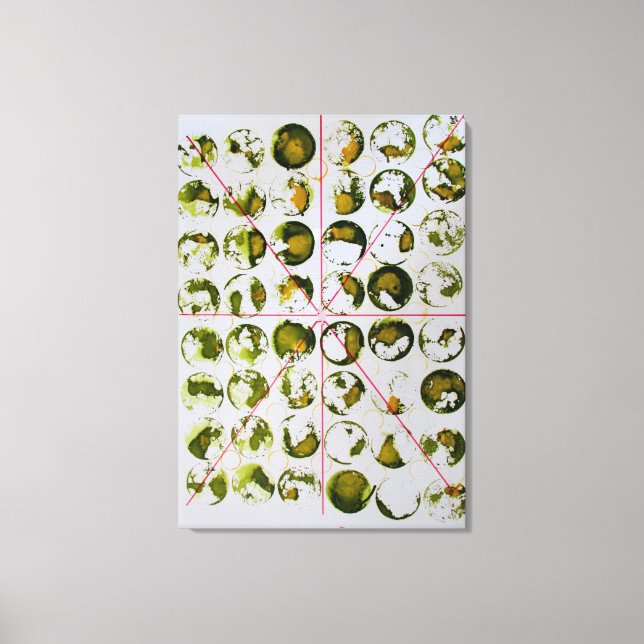 Abstract Painting  Canvas Print (Front)