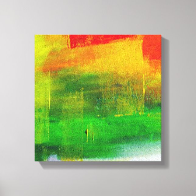 Abstract Painting Canvas Print (Front)