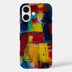 Abstract Painting iPhone 16 Case