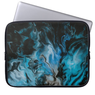 ABSTRACT PAINTING CLOSE-UP PHOTOGRAPHY LAPTOP SLEEVE