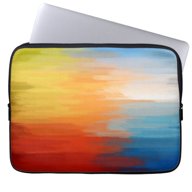 Abstract Painting | Colourful Abstract Art 18 Laptop Sleeve (Front)