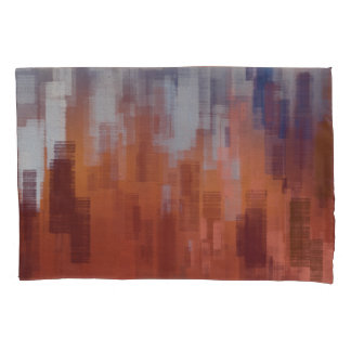 Abstract painting, colourful concrete wall. pillowcase