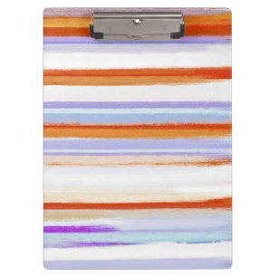 Abstract Painting Colourful Paint Brush #10 Clipboard