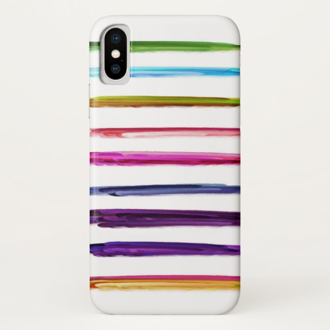 Abstract Painting Colourful Paint Brush Strokes Case-Mate iPhone Case (Back)