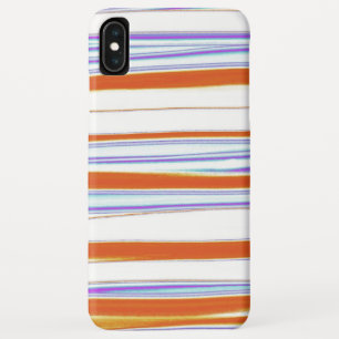 Abstract Painting Colourful Stripes iPhone XS Max Case