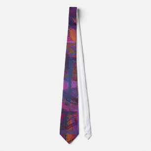 Abstract Painting Colours #12 Tie