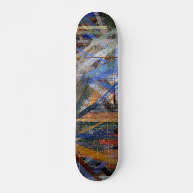 Abstract Painting Colours #16 Skateboard (Front)