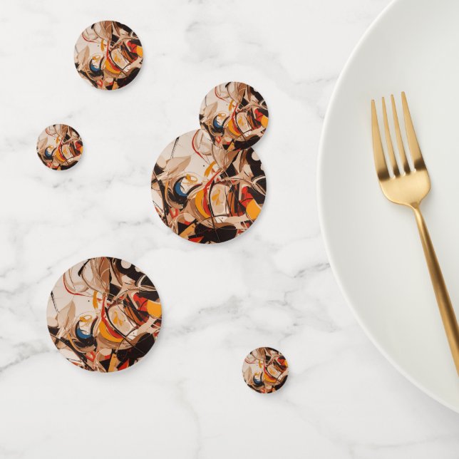 Abstract painting confetti (Group)