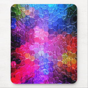 Abstract Painting   Dynamic Colourful Mouse Mat