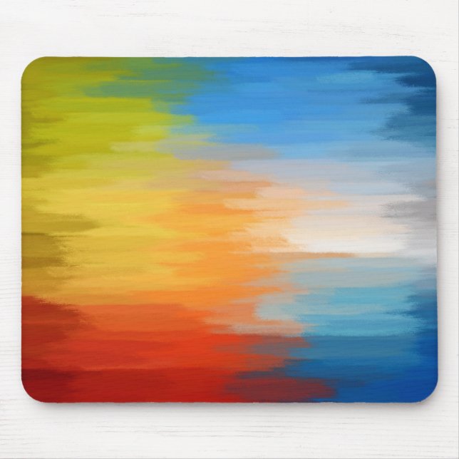 Abstract Painting | Dynamic Colours 17 Mouse Mat (Front)