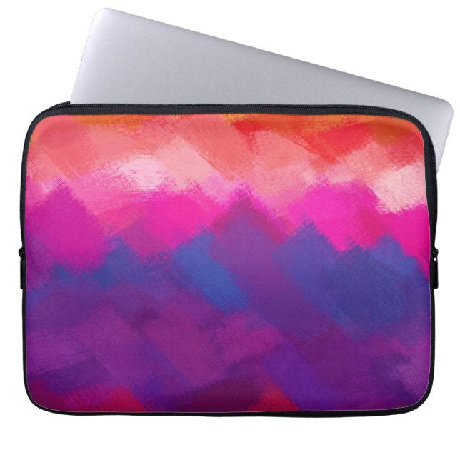 Abstract Painting | Dynamic Colours 19 Laptop Sleeve (Front)