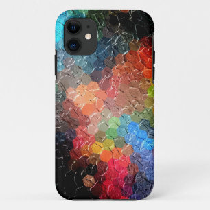 Abstract Painting Dynamic Colours 3 iPhone 11 Case