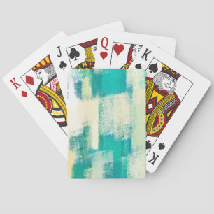 Abstract Painting   Dynamic Colours Playing Cards