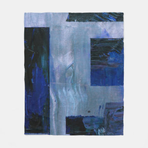 Abstract painting fleece blanket