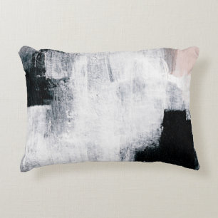 Abstract painting. Hand painted trendy artwork. Na Decorative Cushion