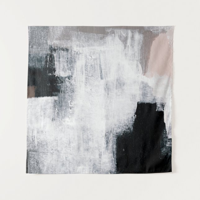 Abstract painting. Hand painted trendy artwork. Na Tapestry (Front)